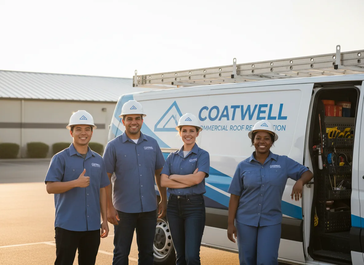 Commercial roof coating company in Tipton, CA